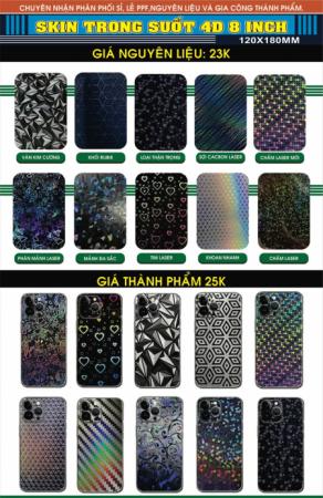 NGUYÊN LIỆU SKIN 4D