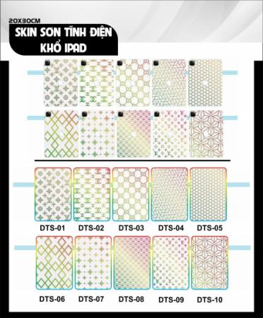 SKIN SƠN TĨNH ĐIỆN KHỔ IPAD