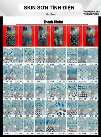 SKIN SƠN TĨNH ĐIỆN